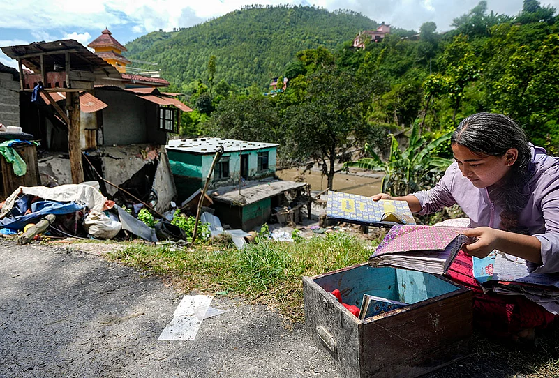 Life in Dhading after floods
