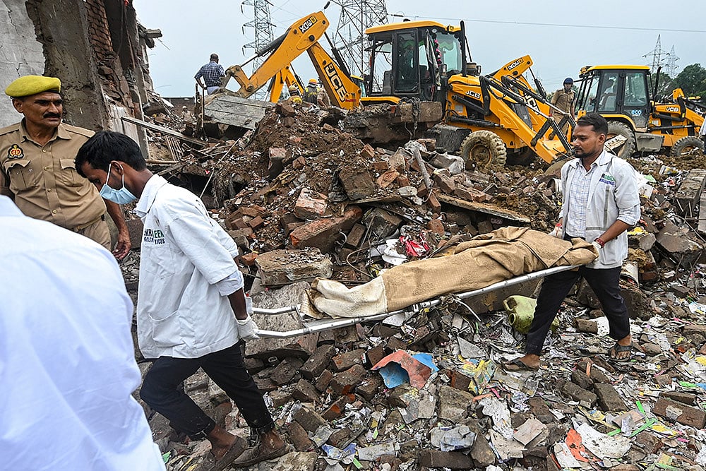Fire incident in Kaushambi