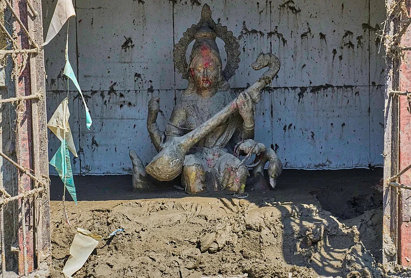 Schools destroyed in Nepal floods