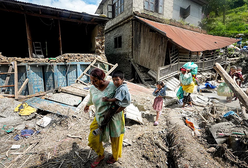 Dhading flood rescue operation