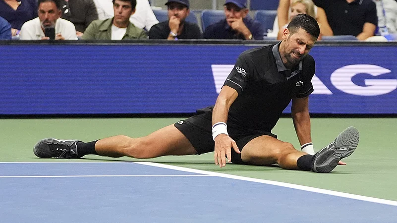 Novak Djokovic Fights Through Pain, Breaks Down In Tears Before Shock US Open Loss