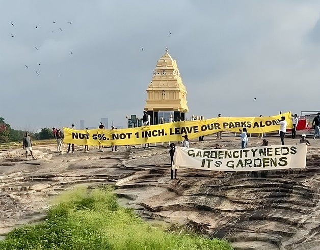 Karnataka passed two Bills changing park land and BMLTA rules as the proposed Bengaluru tunnel road faces opposition. - X, @Chetankrishna