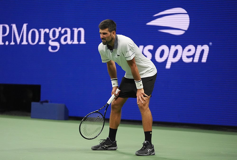 Novak Djokovic Vs Mariano Navone US Open 2026 tennis highlights