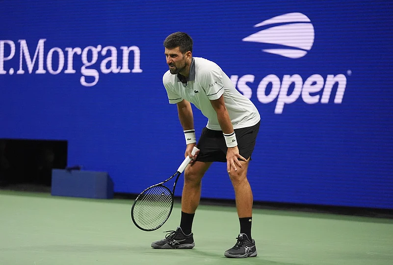 Novak Djokovic Vs Mariano Navone US Open 2026 tennis highlights
