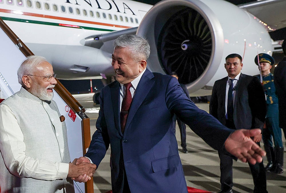 PM Modi in Kyrgyz Republic