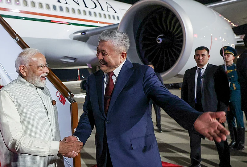 PM Modi in Kyrgyz Republic