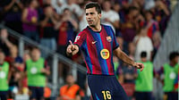 Barcelona Vs Rayo Vallecano Live Streaming, La Liga 2026-27: Preview, When And Where To Watch Joan Monfort/AP Photo : Barcelona's Rodrigo gestures during a Spanish La Liga soccer match between Barcelona and Athletic in Barcelona, Spain.
