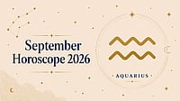 Aquarius Monthly Horoscope for September 2026
