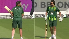 Imam ul Haque spotted training with injured leg - null
