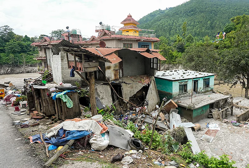 Dhading flood victims