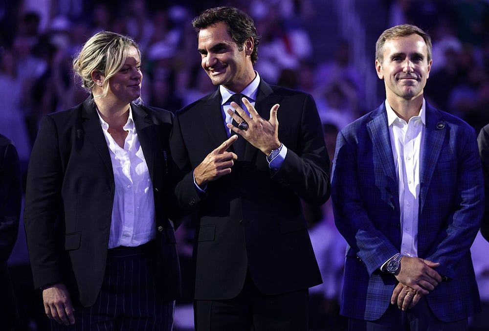 Roger Federer Receives Hall Of Fame Ring US Open 2026