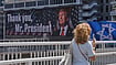 Trump Agenda Trails Cost Of Living And Iran War In Voters’ Priorities, Poll Shows | AP | : An electronic billboard beams an image of President Donald Trump alongside the message "Thank you, Mr. President" referring to the U.S. involvement in the war between Israel and Iran, in Ramat Gan, Israel, Sunday, June 22, 2025.