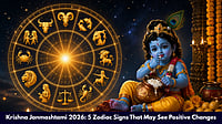 Krishna Janmashtami 2026: 5 Zodiac Signs That May See Positive Changes