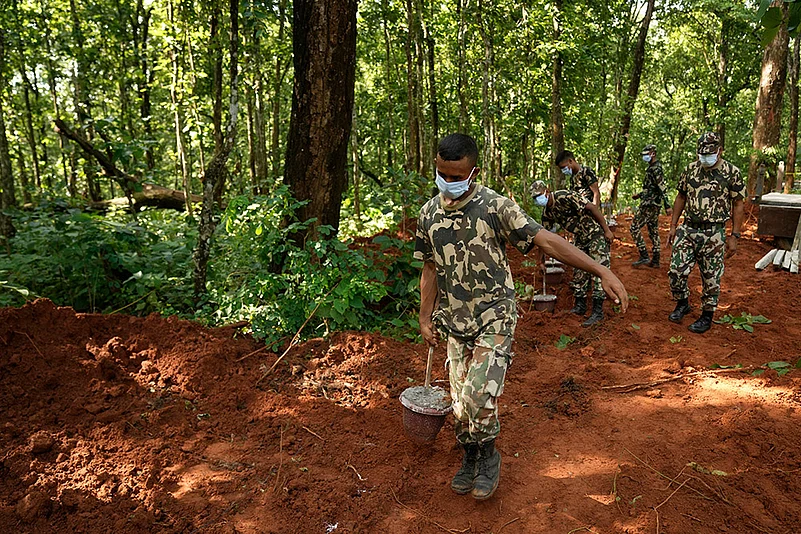 Nepal Flood Victims Mass Burial