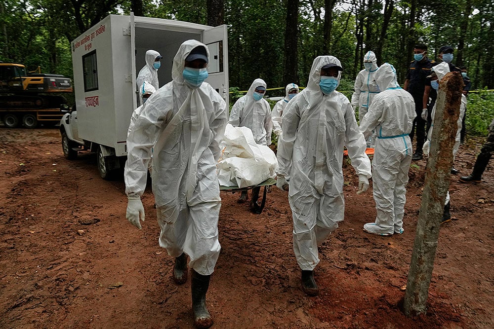 Nepal Flood Victims Mass Burial