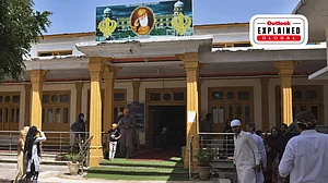 AP Photo/Arshad Butt : Gurudawara Sri Guru Singh Sabha in Quetta, Pakistan, Thursday, July 23, 2020.