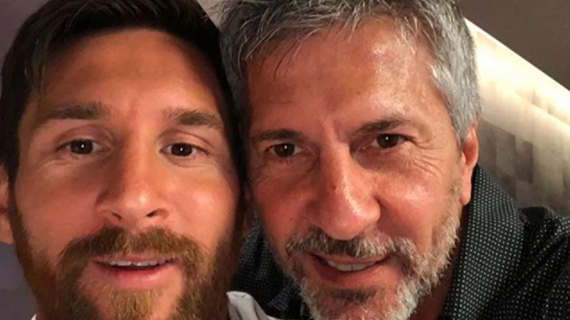 Lionel Messi and Jorge Messi