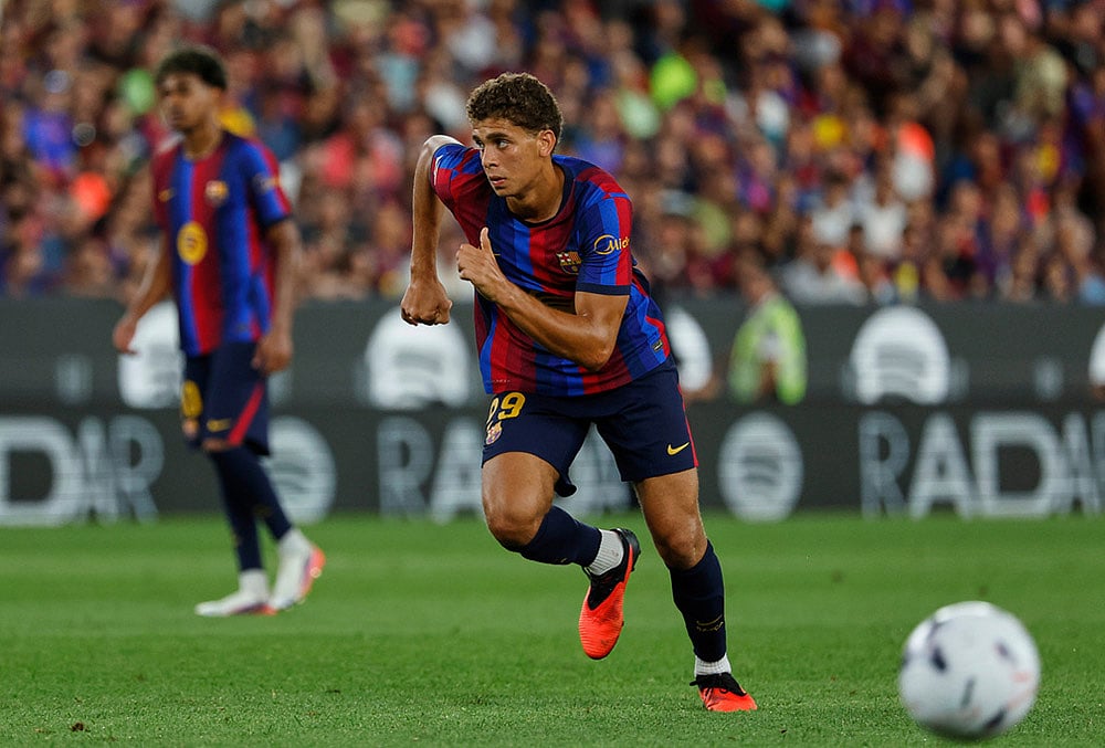 Barcelona vs Rayo Vallecano spain soccer La liga
