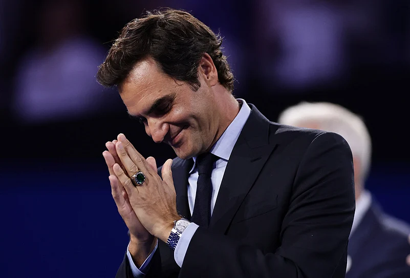 Roger Federer Receives Hall Of Fame Ring US Open 2026