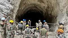 Tunnel Rescue team from India carries forward its work in Chilime - X@navsri6619