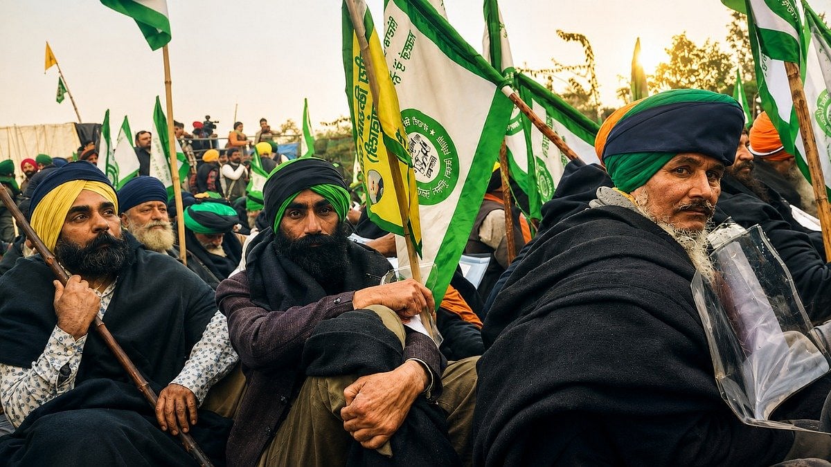Farmers at the Chandigarh Border - X/@sproutsnews