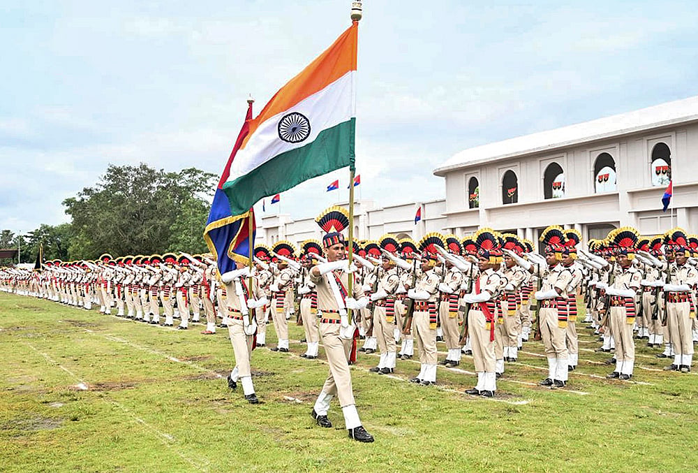 Assam police parade