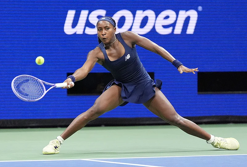 Coco Gauff second set scare