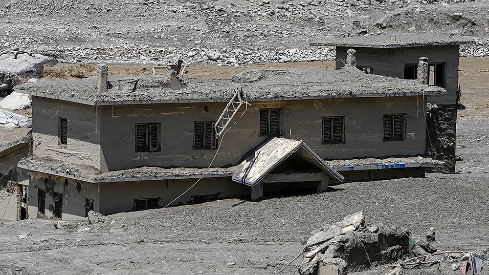 Search and rescue operation underway in the aftermath of the devastating flash flood, at Trishuli Dam, in Nuwakot district, Nepal, Thursday, Aug. 27, 2026.  - | Photo: PTI/Arun Sharma
