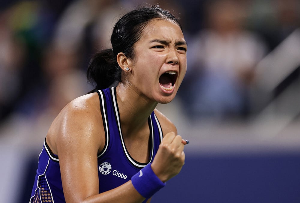 Alexandra Eala US Open 2026 action photos