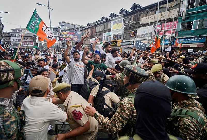 BJP vs NC regional government Jammu Kashmir
