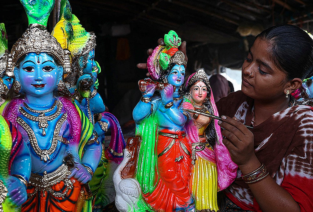 Krishna idol for Janmashtami
