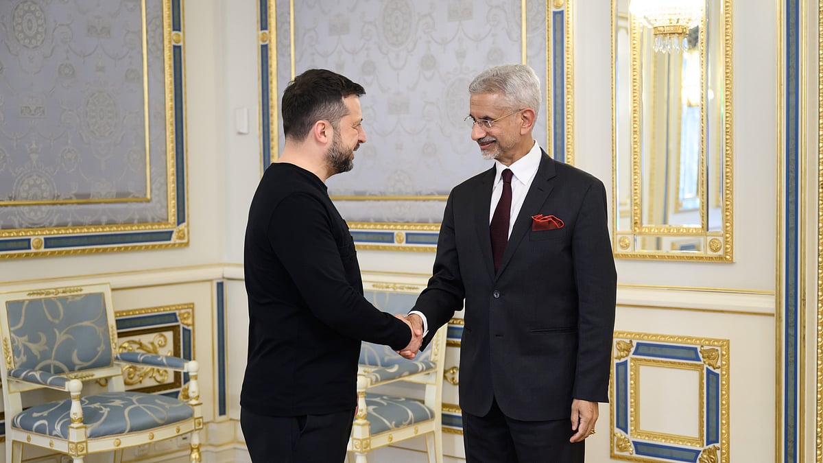 External Affairs Minister S Jaishankar and Ukrainian President Volodymyr Zelenskyy  - X@ZelenskyyUa