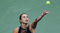 Aryna Sabalenka Charges Into US Open Third Round With Dominant Win; Minaur, Badosa Overcome Scheduling Woes Adam Hunger/AP Photo : Aryna Sabalenka, of Belarus, serves to Polina Iatcenko, of Russia, during the second round of the U.S. Open tennis championships.