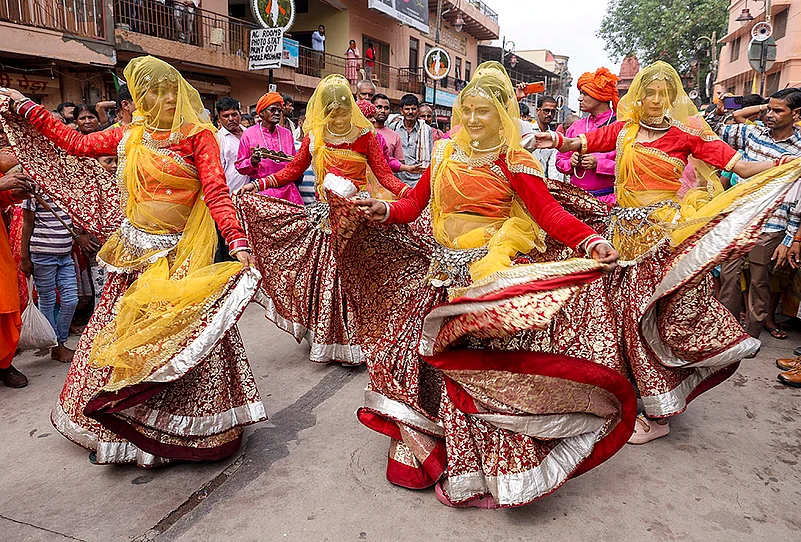 Janmashatmi procession in Mathura