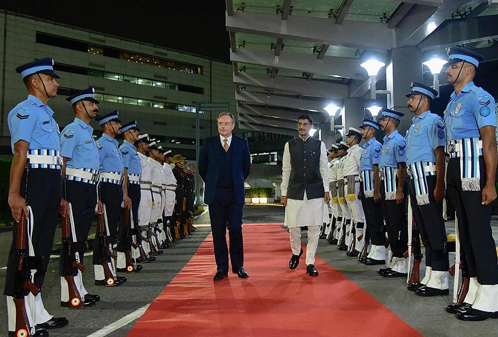 Belgium PM in Delhi