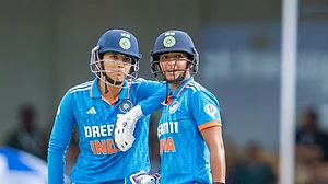 X | BCCI Women : File photo of Smriti Mandhana (left) and Harmanpreet Kaur during the India vs South Africa women's ODI series.