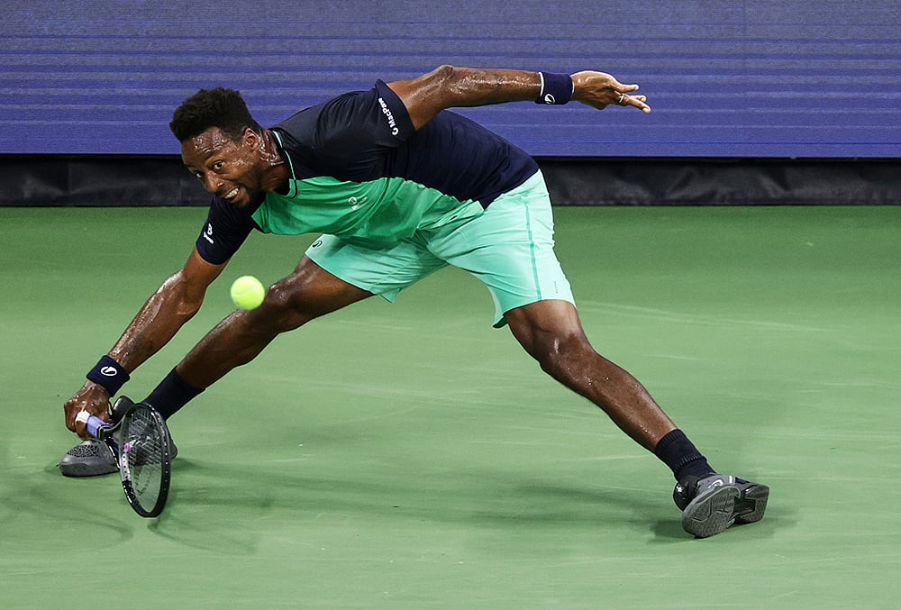 Gael Monfils vs Learner Tien photos pictures gallery
