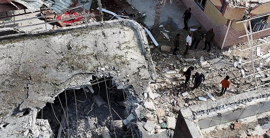 X : A US strike targeted a tower 135 metres from the wedding site.