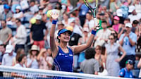 Seth Wenig/AP Photo : Alex Eala advanced to the US Open third round with a clinical 6-1, 6-4 victory over Oleksandra Oliynykova.