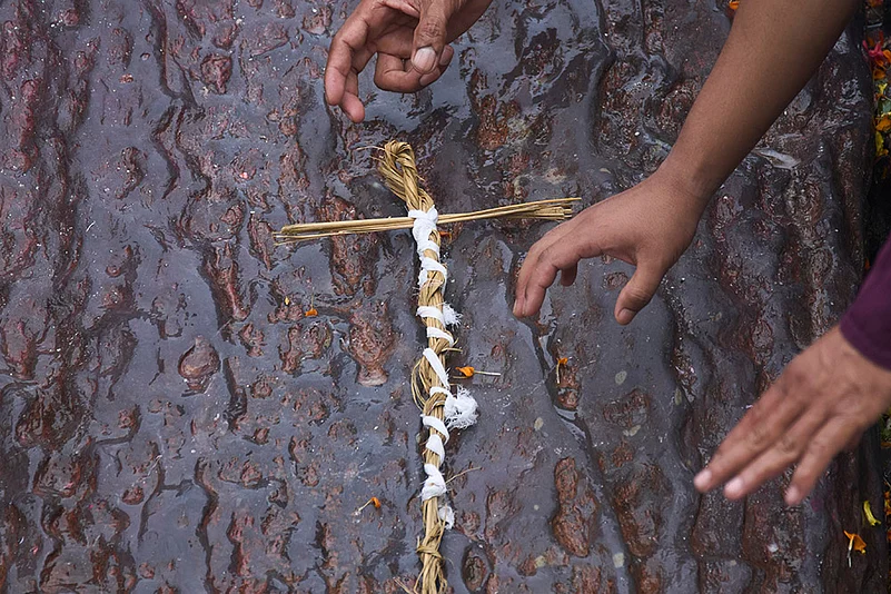 Symbolic Funeral For Nepal Flood Victims