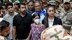 Azad Samaj Party supremo and MP Chandrashekhar, Cockroach Janta Party (CJP) spokespersons Saurav Das and Ashutosh Ranka along with CJP protester Nishu Azad - | Photo: PTI/Salman Ali
