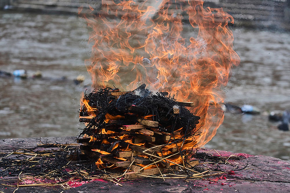 Nepal Flood Victims Symbolic Funeral