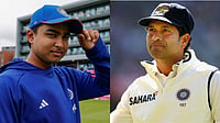 | Photo: File : Debuting at 15 years and 99 days, Sooryavanshi became India's youngest men's international cricketer.