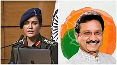 Col Sofiya Qureshi and Kunwar Vijay Shah (L-R) - File Photo