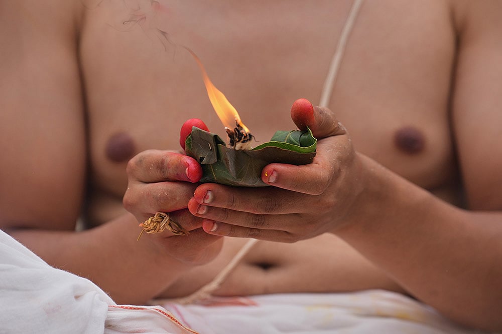 Nepal Flood Victims Symbolic Funeral