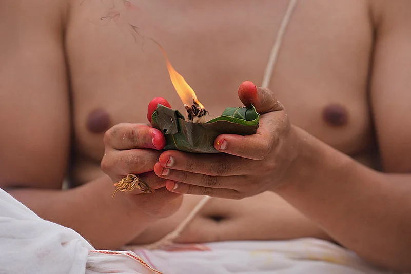 Nepal Flood Victims Symbolic Funeral