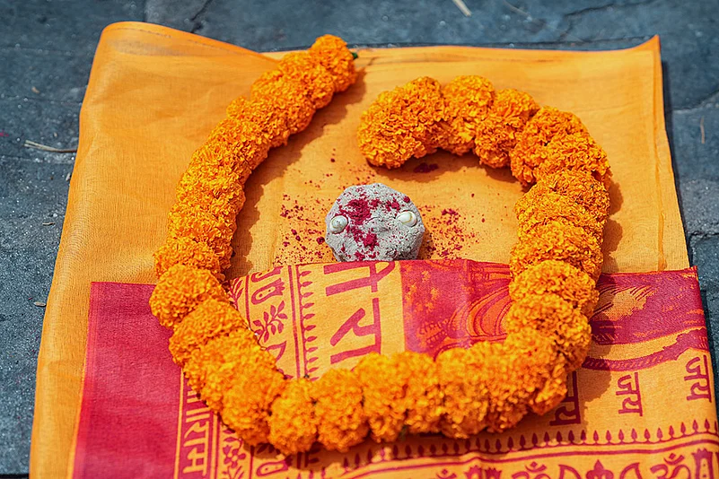 Nepal Flood Victims Symbolic Funeral