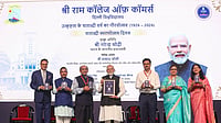 Modi At SRCC Revisits The ‘Half-full Glass’ And Takes On ‘Dimagi Naxals’ X : Prime Minister Narendra Modi at SRCC in Delhi during the college’s centenary celebrations.