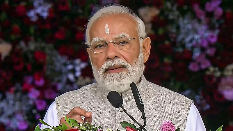 PM Modi in Puttaparthi