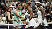 US Open 2026: Serena And Venus Williams Crash Out From Opening Round Of Women's Doubles In Flushing Meadows AP Photo/Adam Hunger : Venus, right, and Serena Williams, of the United States, congratulate Maya Joint, left, of Australia, and Hao-Ching Chan, of Taiwan, after their women's doubles match at the U.S. Open tennis championships.